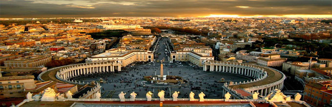 Panorama città di Roma